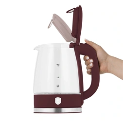 Berlinger Haus BH/9811 üveg 1,7L, matt bordó vízforraló