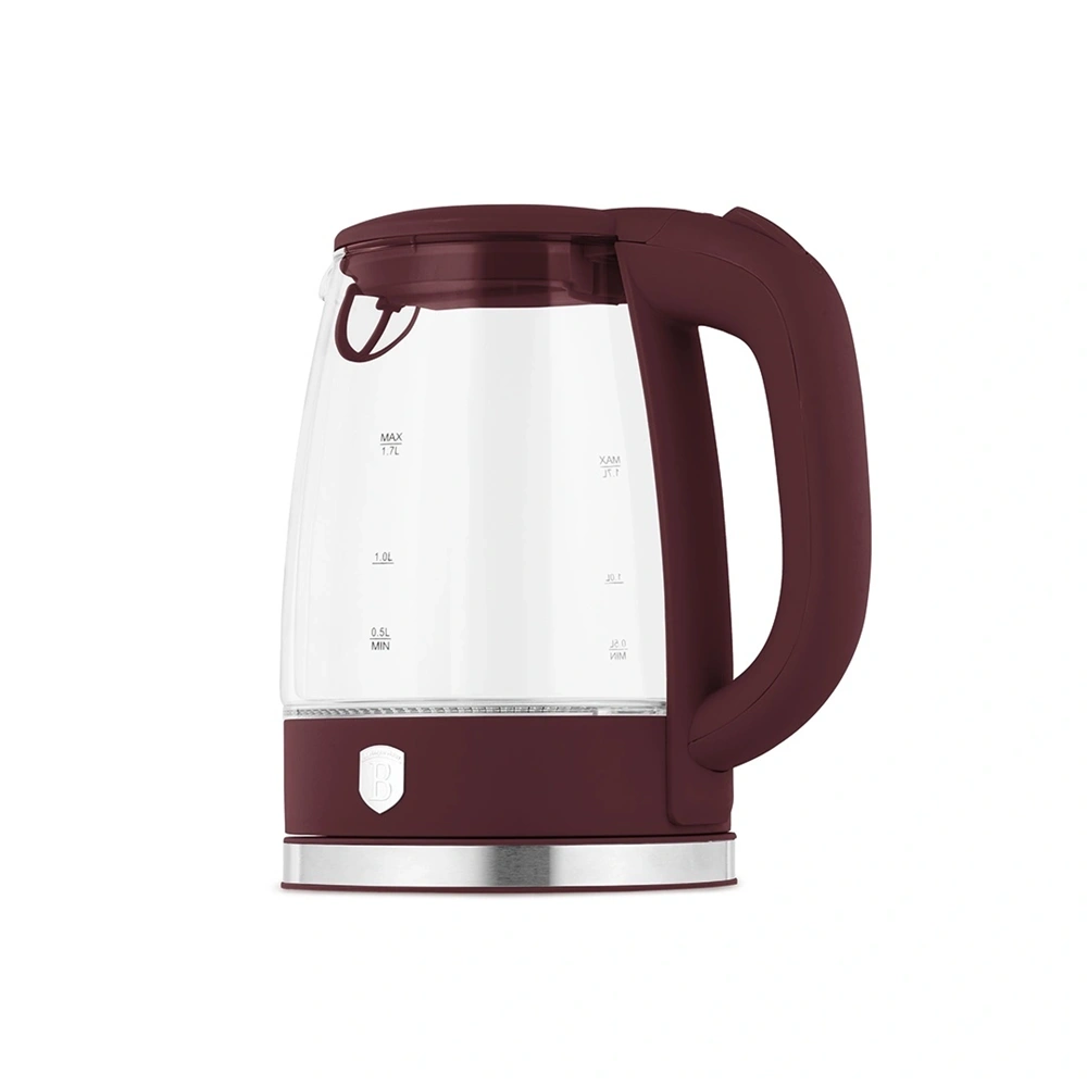 Berlinger Haus BH/9811 üveg 1,7L, matt bordó vízforraló