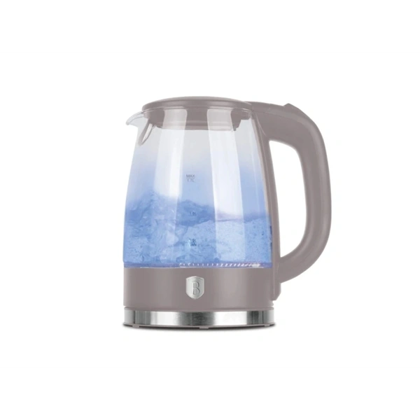 Berlinger Haus BH/9814 üveg 1,7 L-es  matt taupe vízforraló