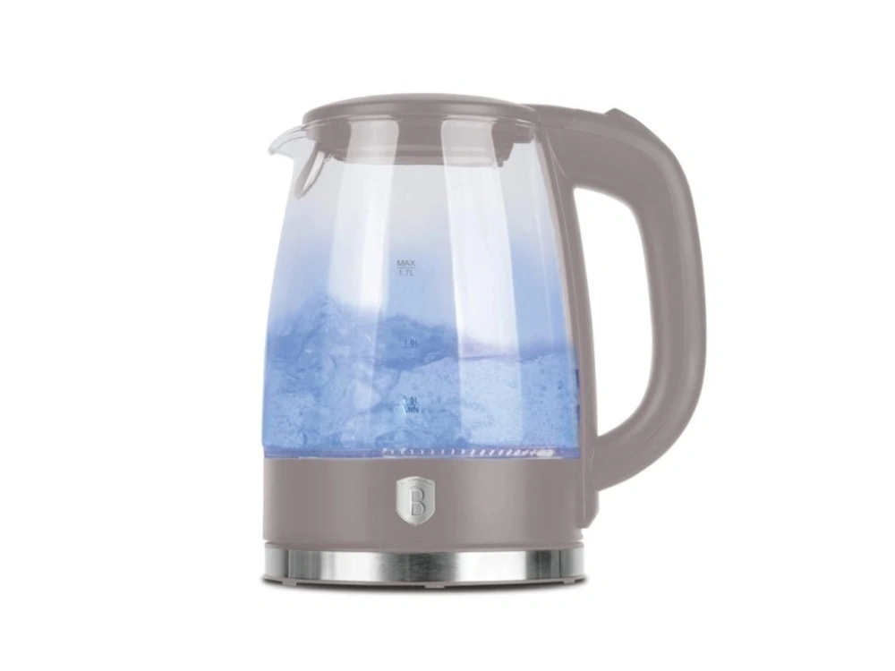 Berlinger Haus BH/9814 üveg 1,7 L-es  matt taupe vízforraló