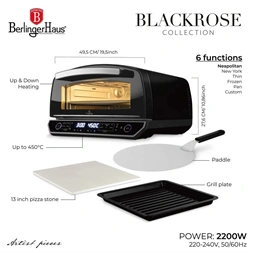 Berlinger Haus BH/9925 fekete- rose gold pizzasütő