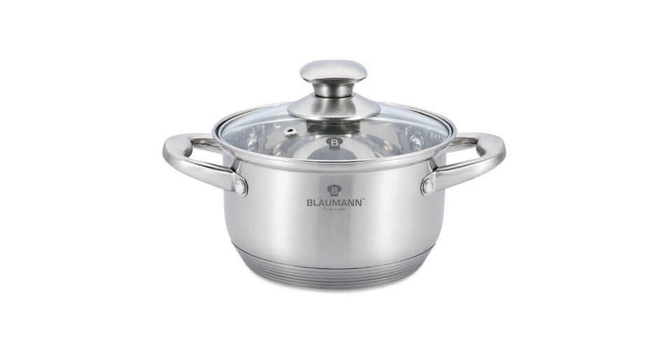 Blaumann BL-3320 6L Satin Gourmet Line 24 cm fedővel, lábas