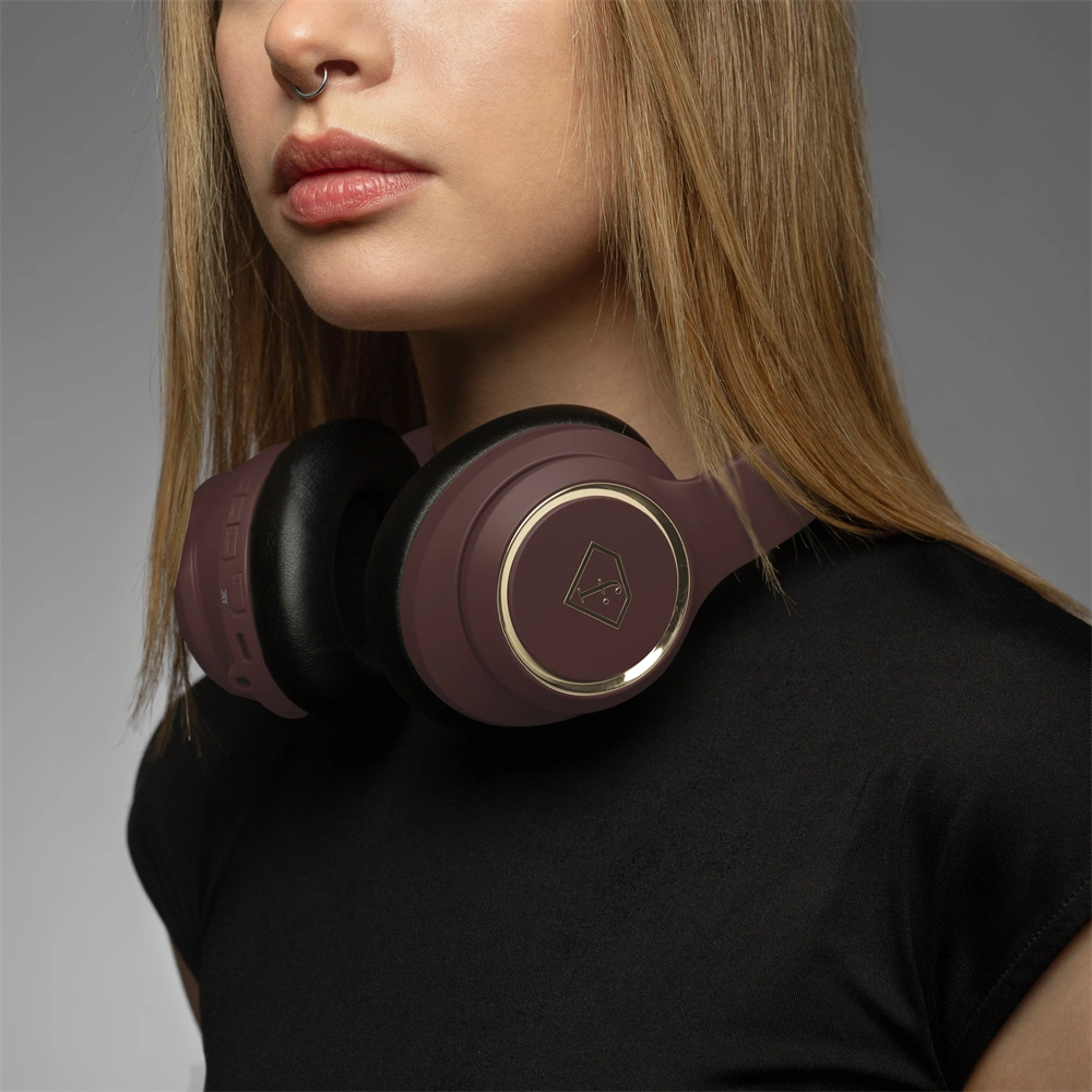 Berlinger Haus FTV-0016 bordó- arany aktív zajszűrős fejhallgató