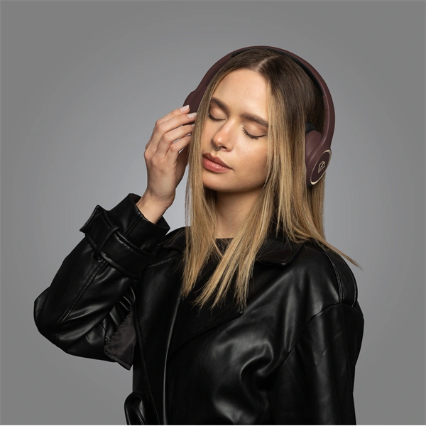 Berlinger Haus FTV-0016 bordó- arany aktív zajszűrős fejhallgató