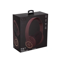 Berlinger Haus FTV-0016 bordó- arany aktív zajszűrős fejhallgató