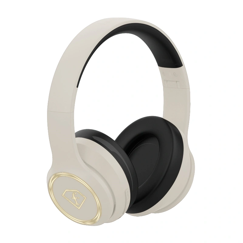 Berlinger Haus FTV-0017 krém- arany aktív zajszűrős fejhallgató