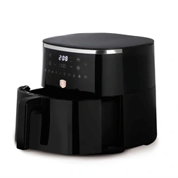 Berlinger Haus LP-BH-237 Black Rose Collection fekete 6,15 L, átlátszó ablakkal, forrólevegős sütő