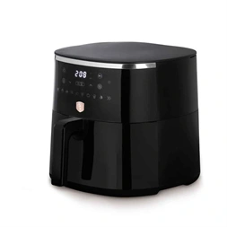 Berlinger Haus LP-BH-237 Black Rose Collection fekete 6,15 L, átlátszó ablakkal, forrólevegős sütő