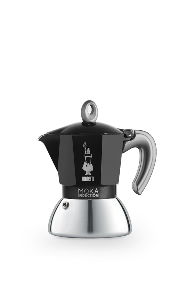 Bialetti Moka 6932 Induction fekete 2 személyes indukciós kotyogós kávéfőző