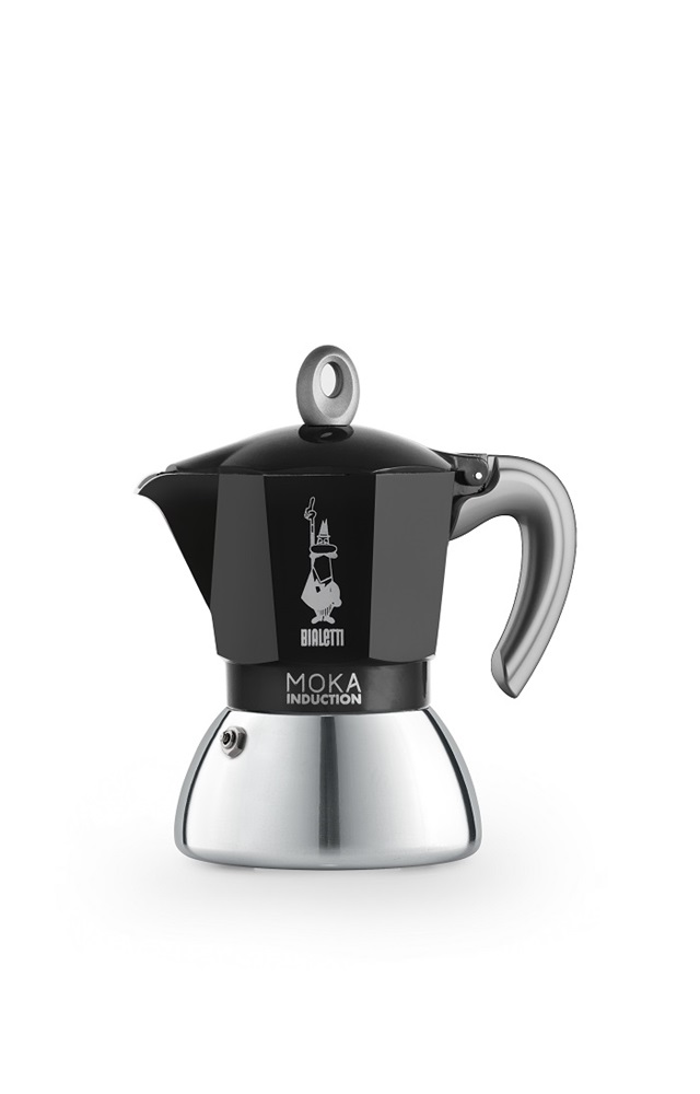 Bialetti Moka 6934 Induction fekete 4 személyes indukciós kotyogós kávéfőző