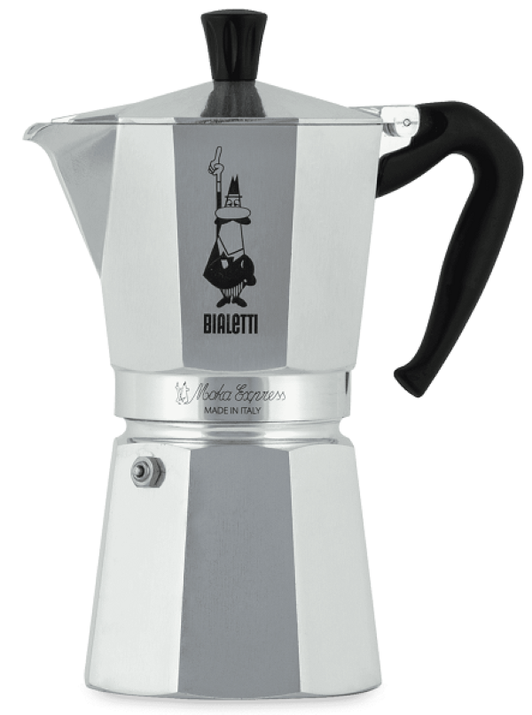 Bialetti Moka Express inox 9 személyes kotyogós kávéfőző