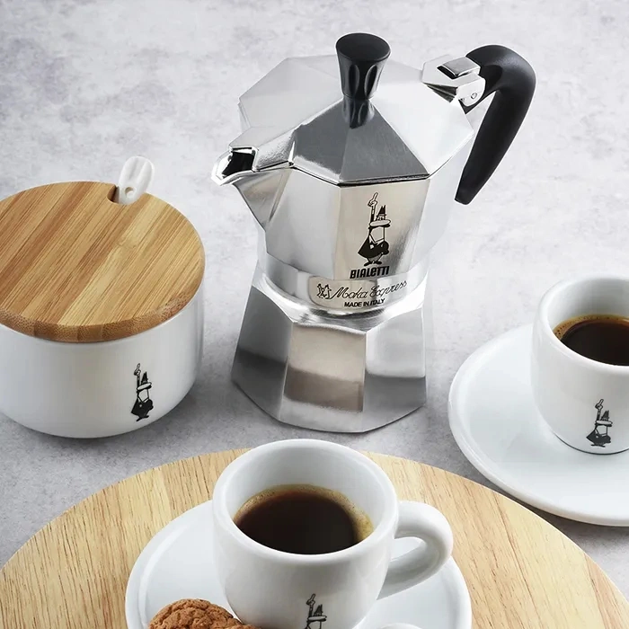 Bialetti Moka Express inox 6 személyes kotyogós kávéfőző