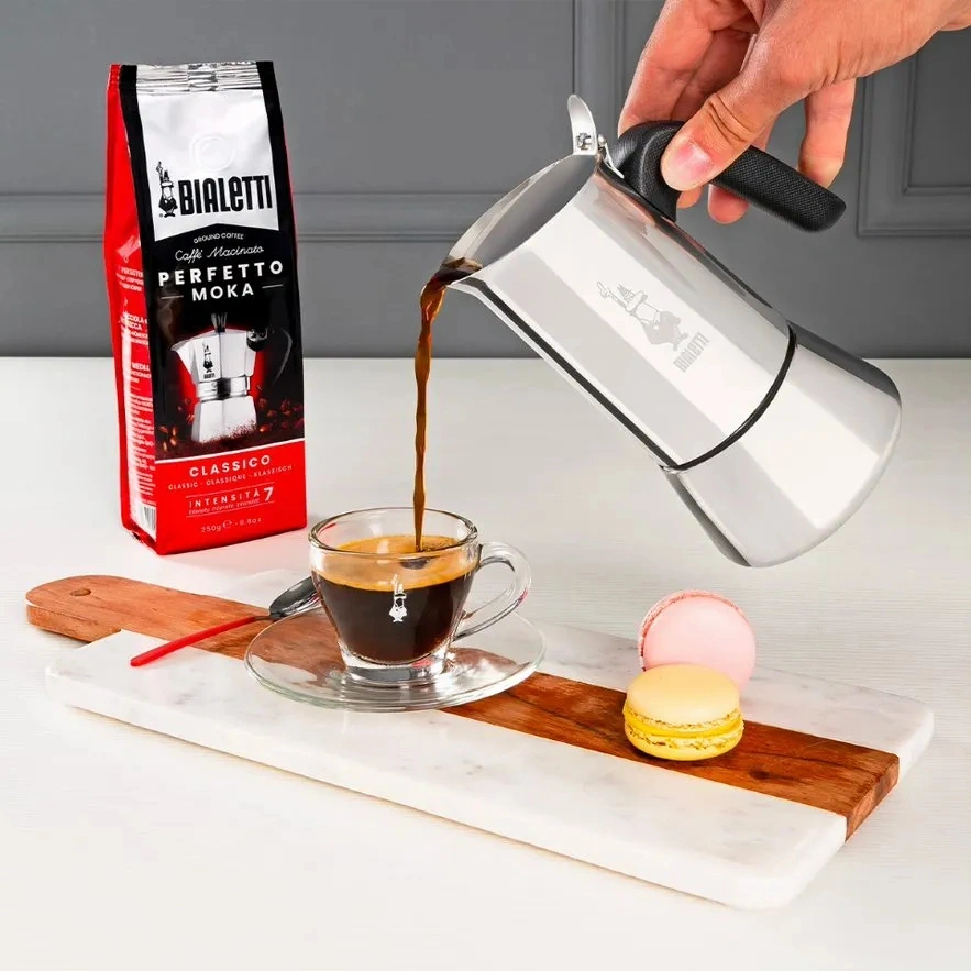 Bialetti Venus 7256/CN inox 10 személyes indukciós kotyogós kávéfőző