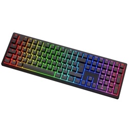 Billentyűzet Ducky Zero 6108 Classic Black Wireless Gaming, ISO/ Német, MX2A Red