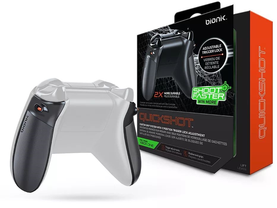 Bionik BNK-9011 Quickshot Pro Xbox One fekete-szürke kontroller ravasz kiegészítőcsomag