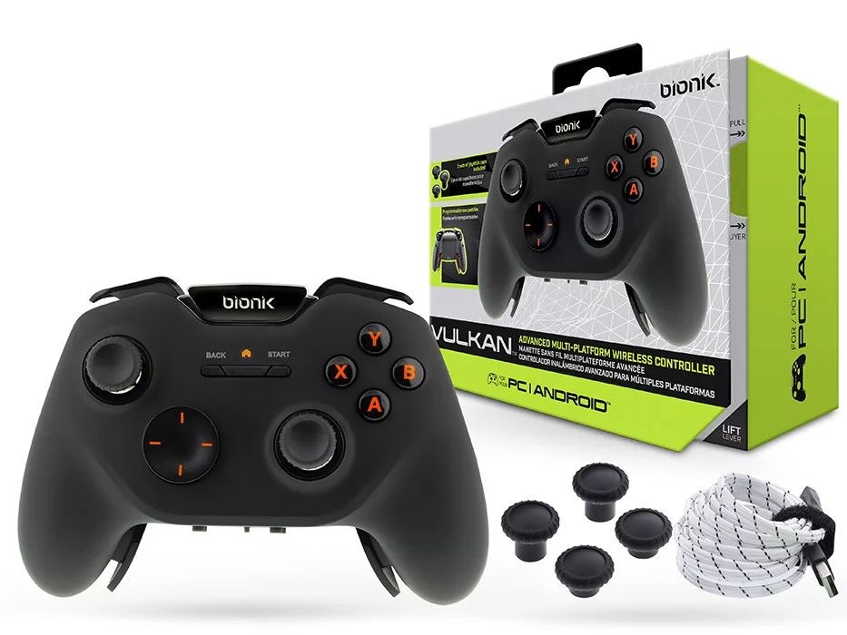 Bionik BNK-9046 Vulkan Multi-Platform programozható Pro vezeték nélküli kontroller
