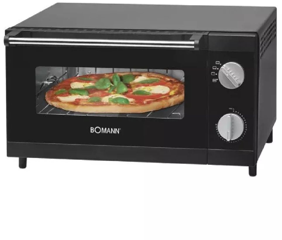 Bomann MPO 2246 fekete mini grillsütő