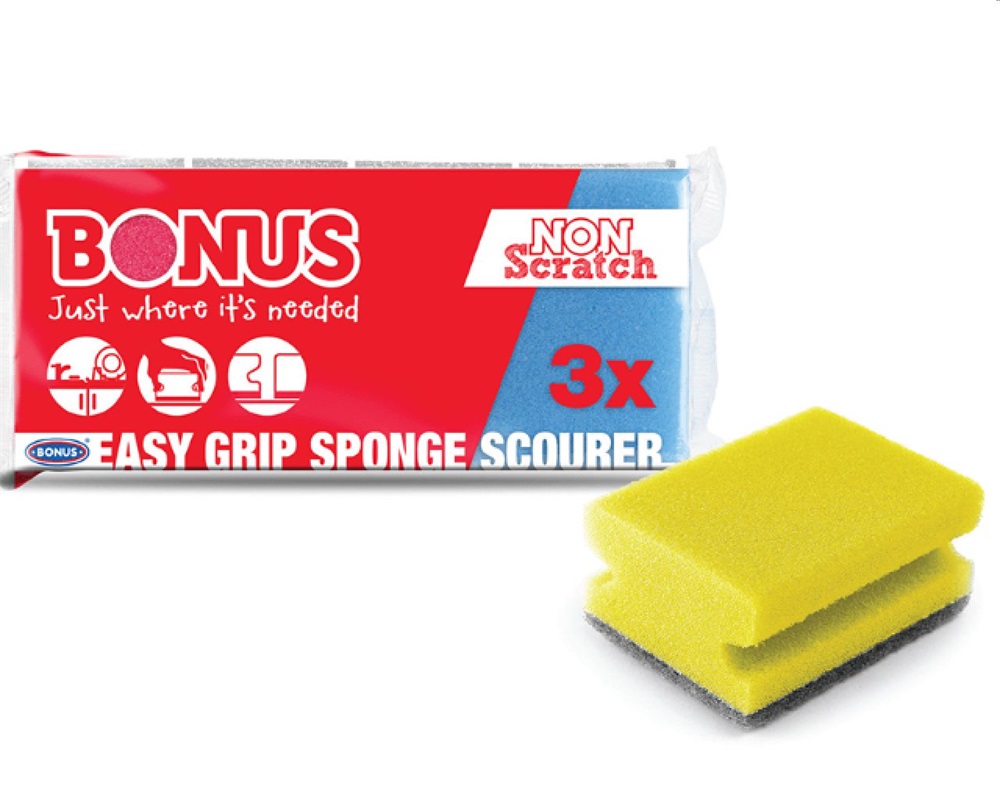 Bonus 3 db/cs formázott mosogató szivacs