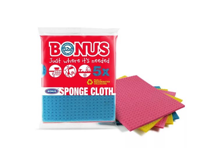 Bonus 5db/csomag szivacsos kendő