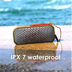 Boompods Blockblaster zöld-narancs bluetooth hangszóró