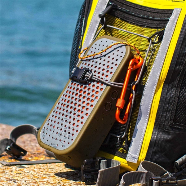 Boompods Blockblaster zöld-narancs bluetooth hangszóró