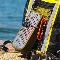 Boompods Blockblaster zöld-narancs bluetooth hangszóró