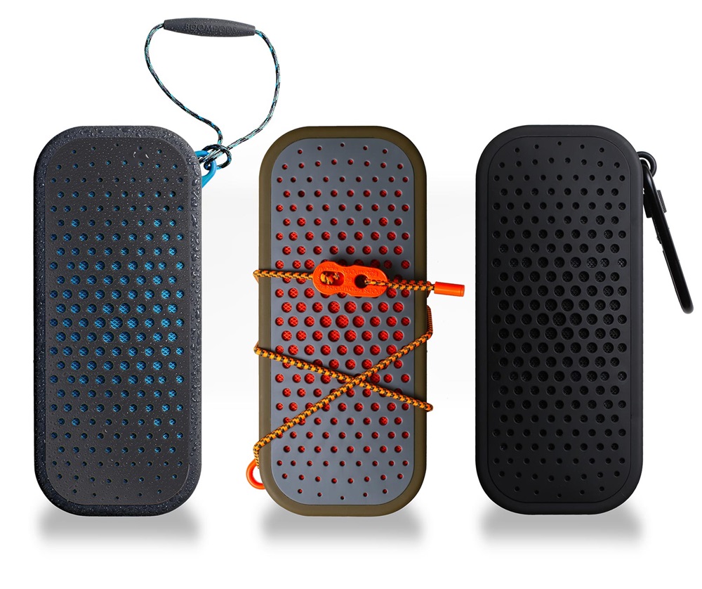 Boompods Blockblaster zöld-narancs bluetooth hangszóró