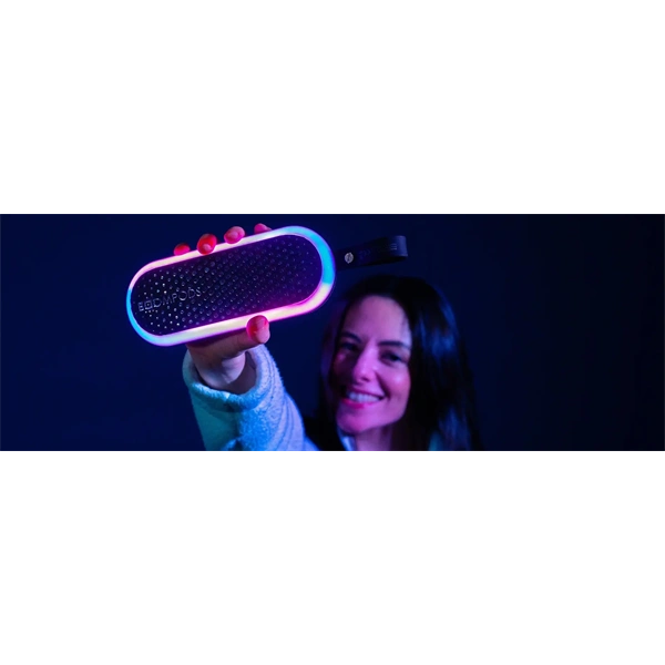Boompods HALO fekete bluetooth hangszóró