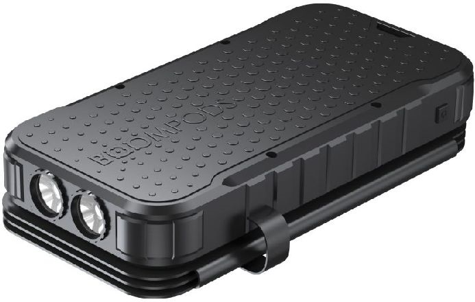 Boompods Neutron Fold Solar fekete 16 000 mAh napelemes powerbank