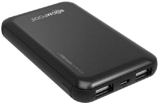 Boompods Obi fekete 5 000 mAh powerbank