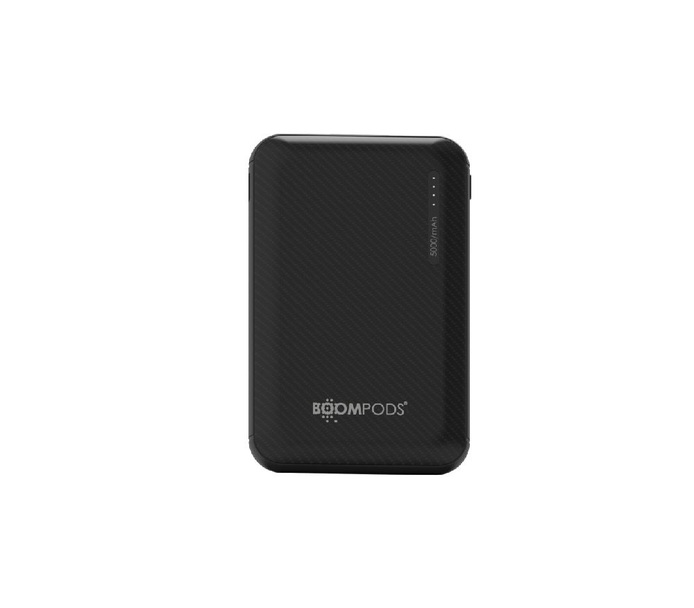 Boompods Obi fekete 5 000 mAh powerbank