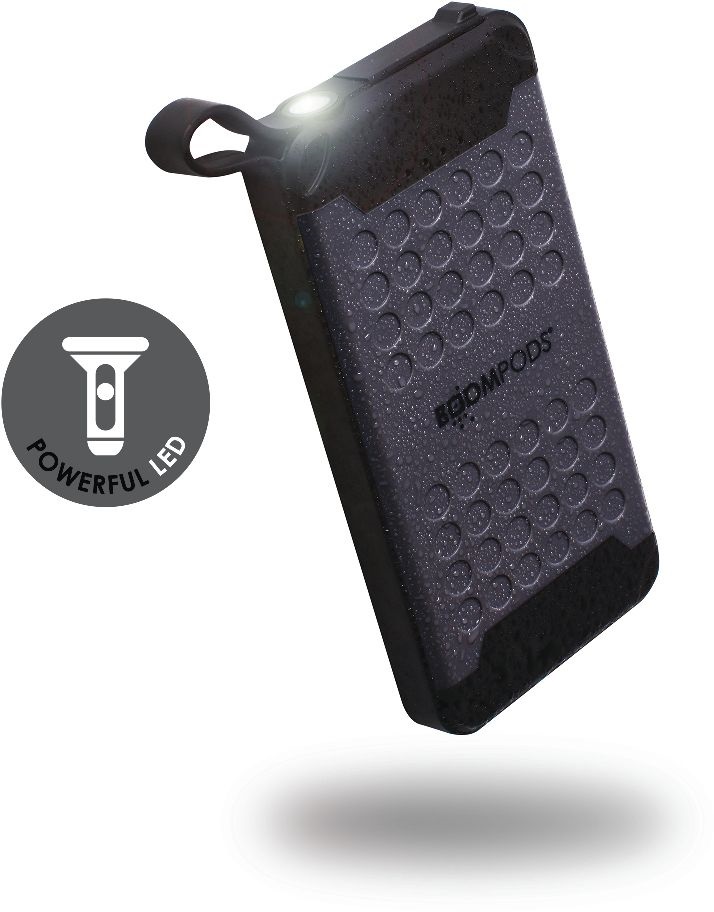 Boompods Powerboom X Waterproof szürke 10 000 mAh vízálló powerbank