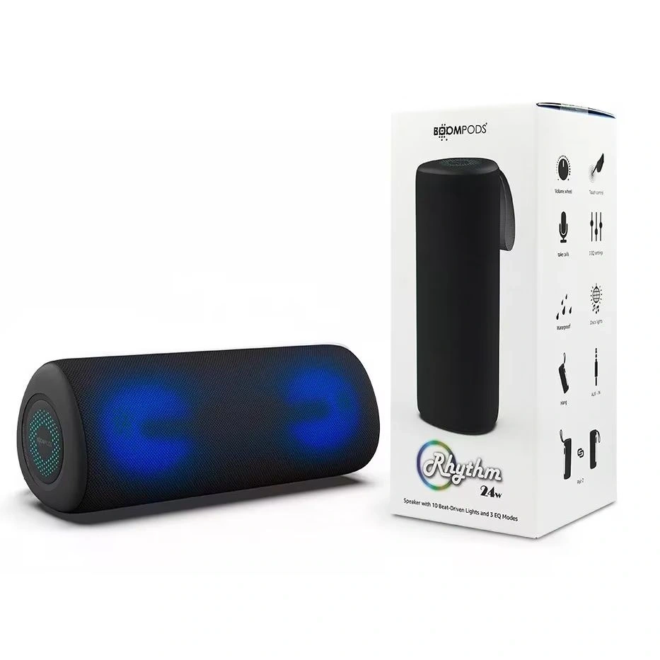 Boompods Rhythm 24 fekete bluetooth hangszóró