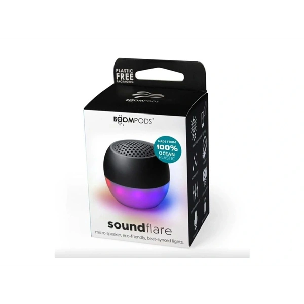 Boompods Soundflare Ocean fekete bluetooth hangszóró