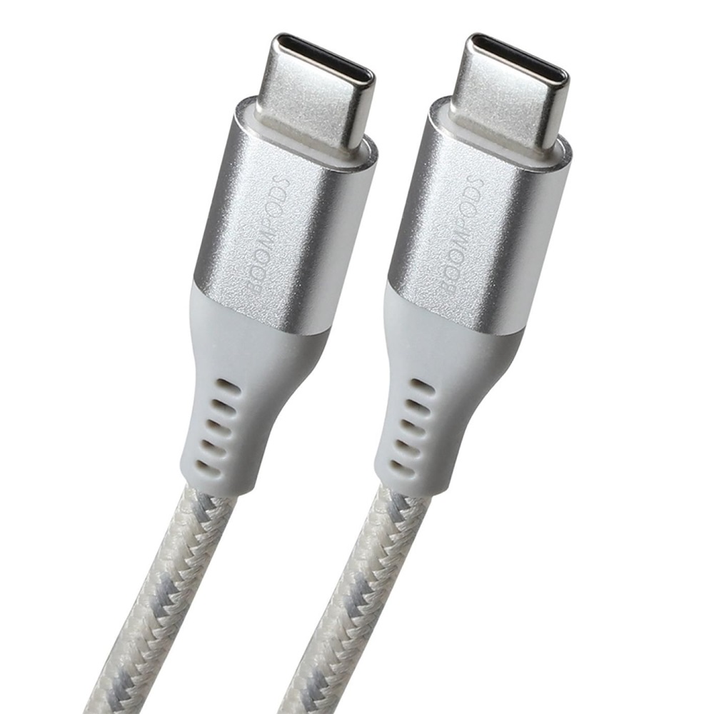 Boompods Tide titánium szürke Type-C / Type-C 60W kábel