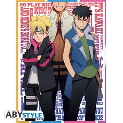 Boruto "Boruto & Kawaki" 52x38 cm poszter