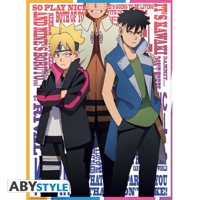 Boruto "Boruto & Kawaki" 52x38 cm poszter