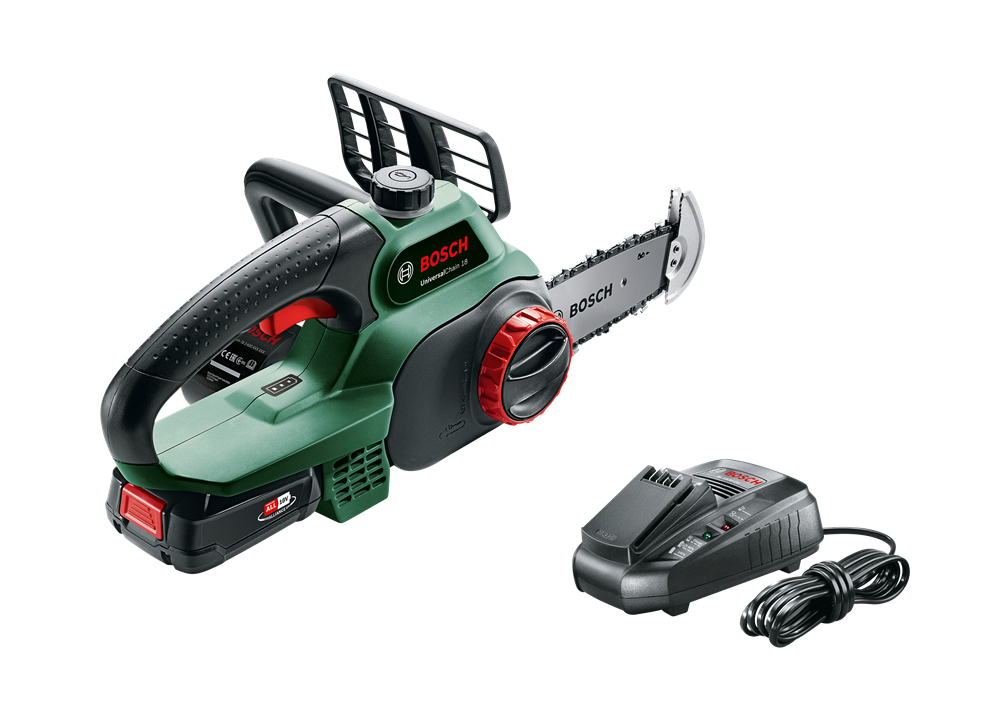 Bosch 06008B8000 Chain Saw UniversalChain 18 akkumulátoros láncfűrész