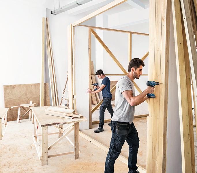 Bosch 06019F8307 GSB 180-Li Professional 2x2Ah kofferben akkus ütvefúró-csavarozó