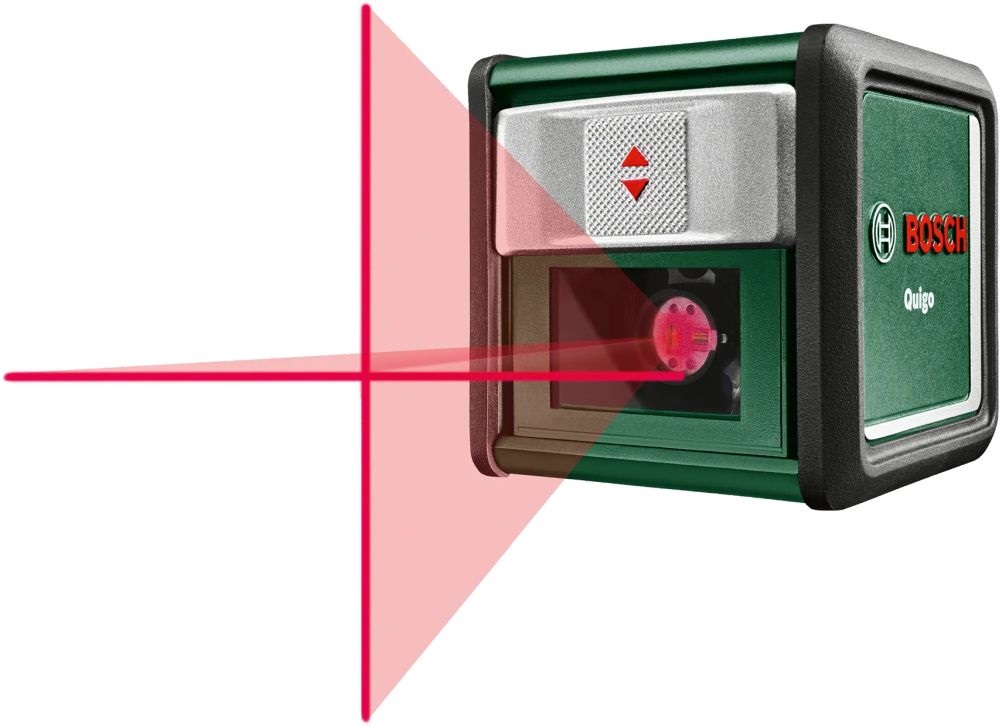 Bosch 0603663503 Quigo III keresztvonalas szintezőlézer kartondobozban
