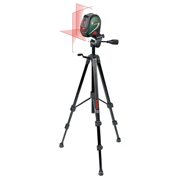 Bosch 0603663905 UniversalLevel 3 keresztvonalas szintezőlézer + állvány