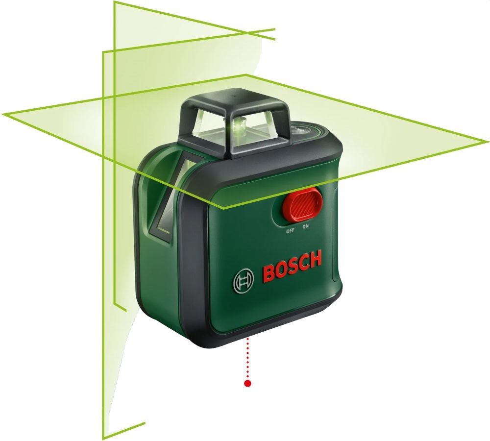 Bosch 0603663B06 AdvancedLevel 360 keresztvonalas zöld szintezőlézer