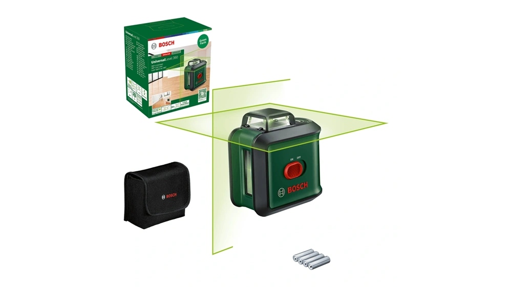 Bosch 0603663E05 UniversalLevel 360 keresztvonalas zöld szintezőlézer