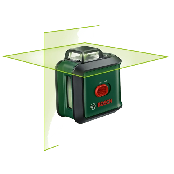 Bosch 0603663E06 UniversalLevel 360 keresztvonalas zöld szintezőlézer + TT 150 állvány