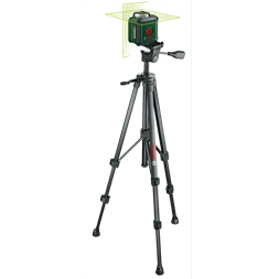 Bosch 0603663E07 UniversalLevel 360 keresztvonalas zöld szintezőlézer + TT 150 állvány + MM 3 univerzális tartóállvány