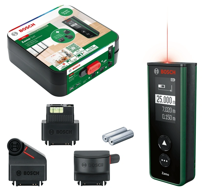Bosch 0603672901 Zamo IV készlet digitális lézeres távolságmérő