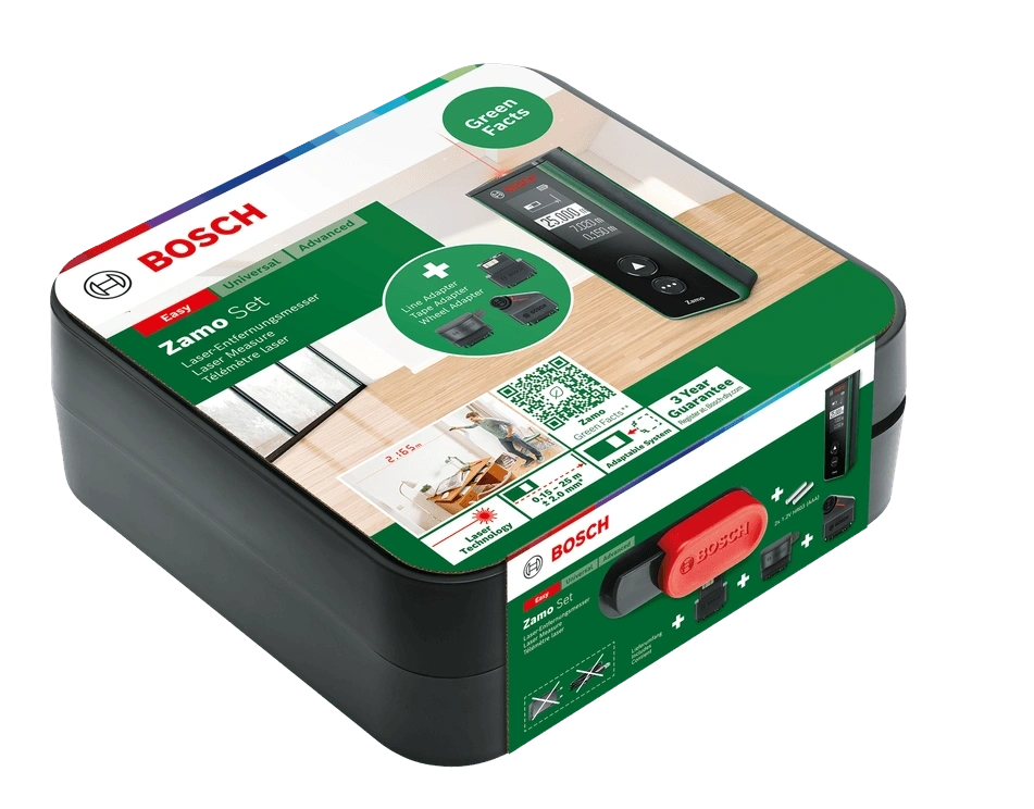 Bosch 0603672901 Zamo IV készlet digitális lézeres távolságmérő