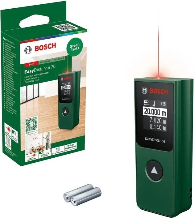 Bosch 0603672A00 EasyDistance 20 digitális lézeres távolságmérő