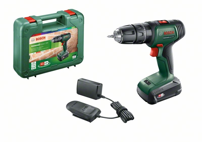 Bosch 06039D4101 UniversalImpact 18V 1x1,5Ah kofferban akkus ütvefúró-csavarozó
