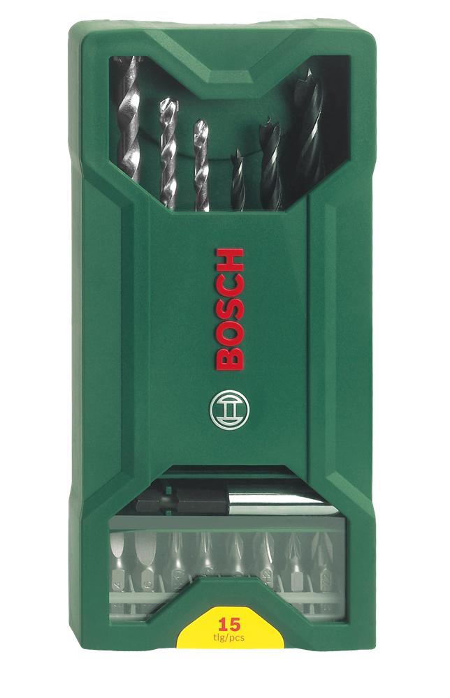 Bosch Mini-X-Line 15 részes vegyes fúró-csavarozó bitkészlet